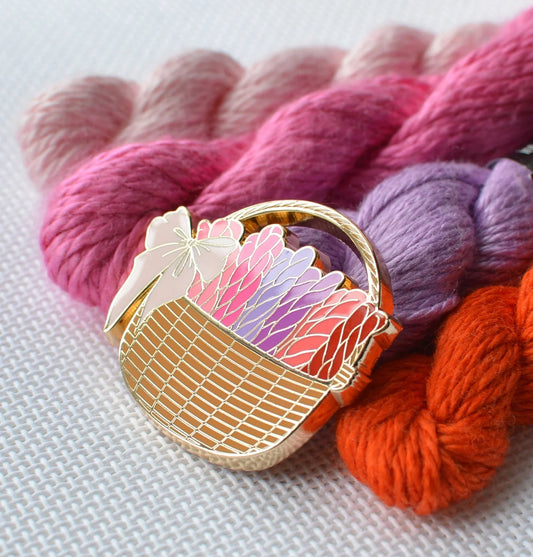 Needlepoint Basket Needle Minder