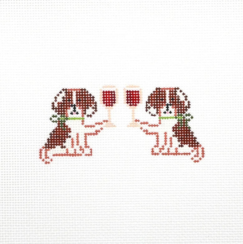Drinking Buddies - King Charles Needlepoint Canvas