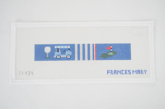 Golf Key Fob Needlepoint Canvas