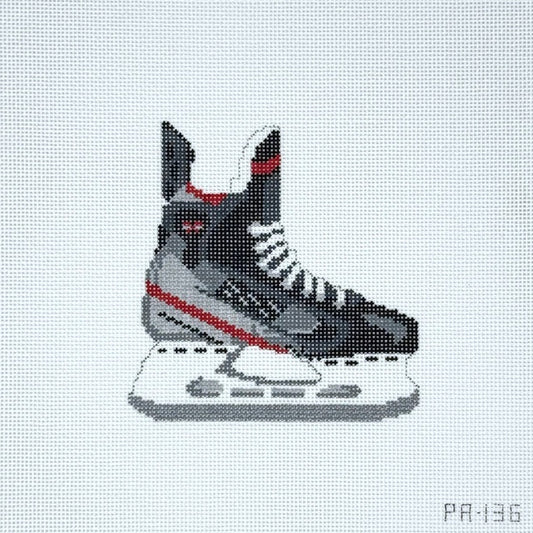 Hockey Skate Needlepoint Canvas