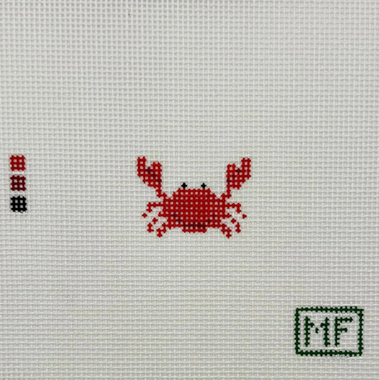 Mini Crab Needlepoint Canvas
