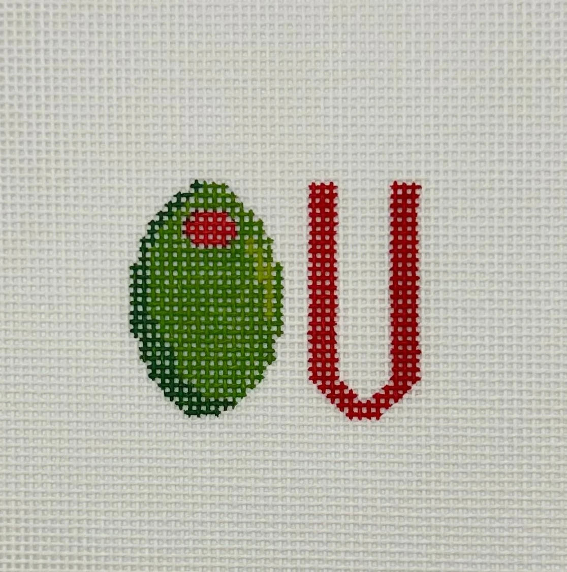 Olive U Needlepoint Canvas