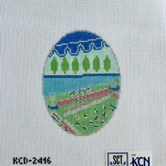 Mahjong by the Pool Needlepoint Canvas