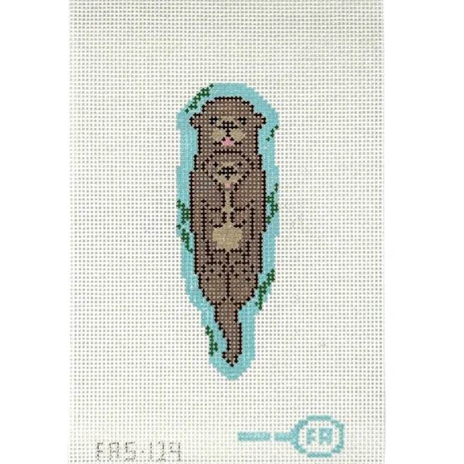 Otters Needlepoint Canvas