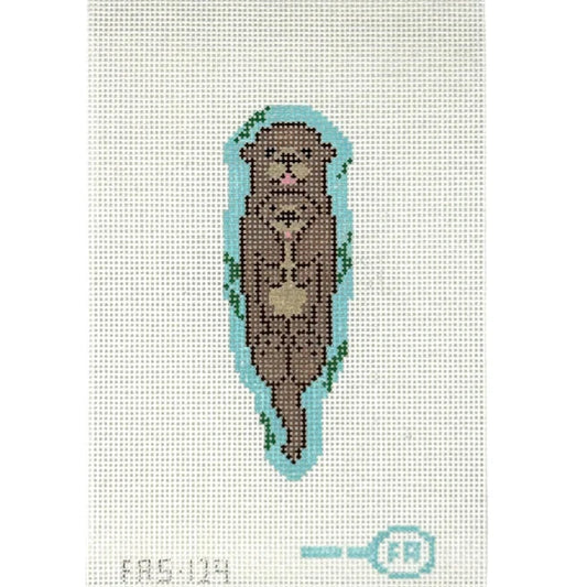 Otters Needlepoint Canvas