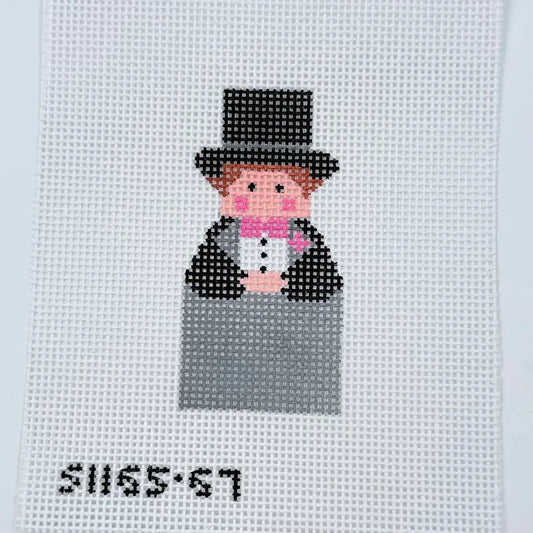 Groom Stitch-It Angel Needlepoint Canvas