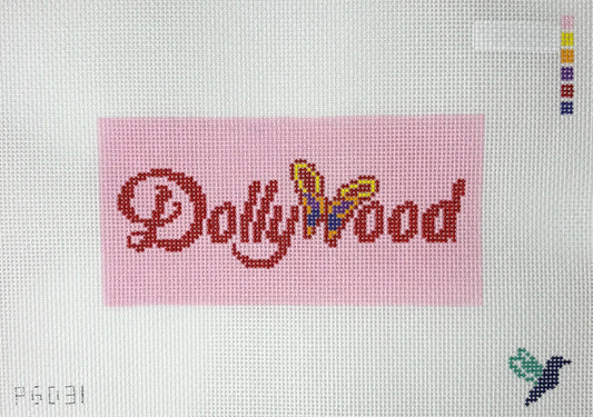 Dollywood Sign Needlepoint Canvas
