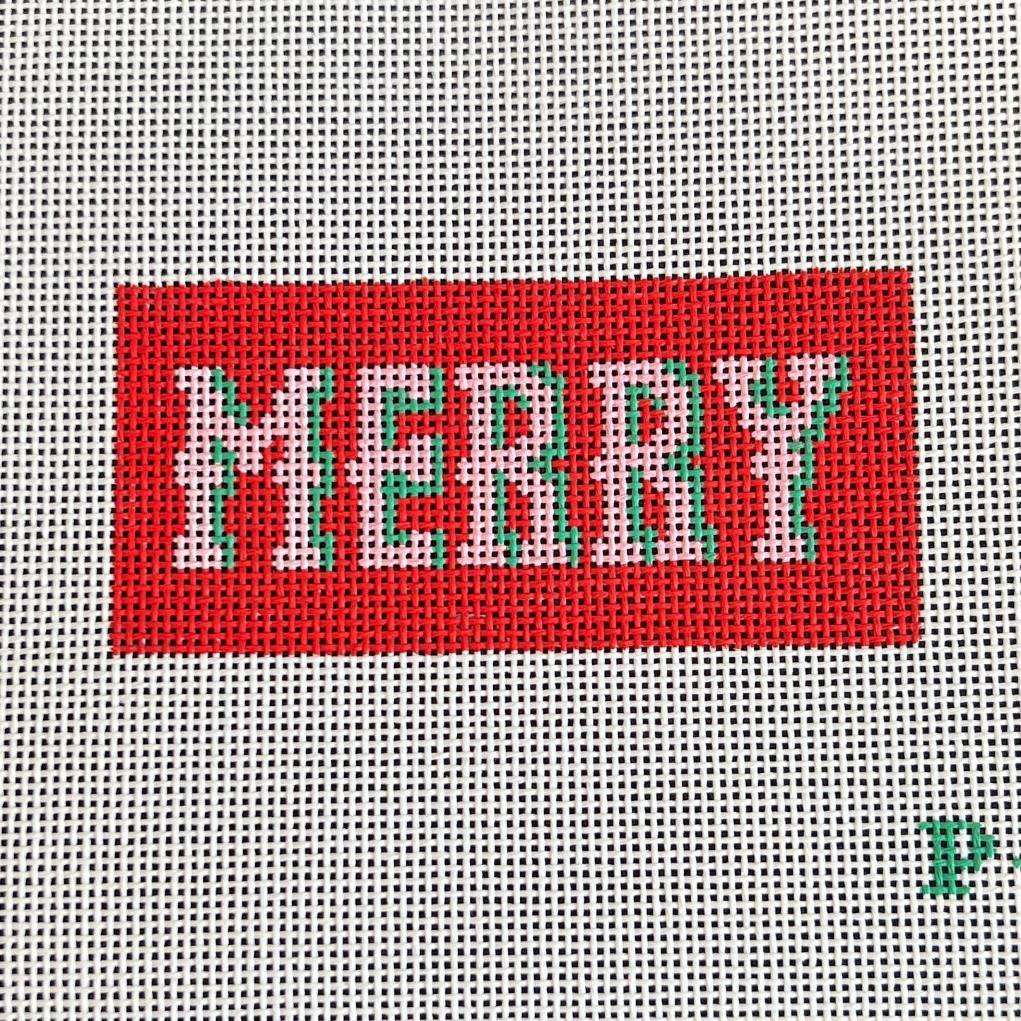 Merry Needlepoint Canvas