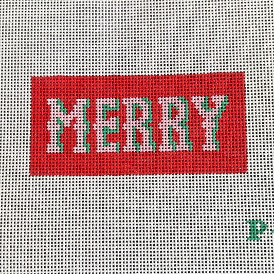 Merry Needlepoint Canvas