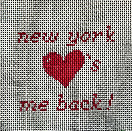 NY Loves Me Back Needlepoint Canvas