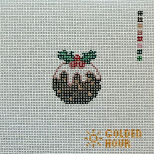 Christmas Pudding Needlepoint Canvas