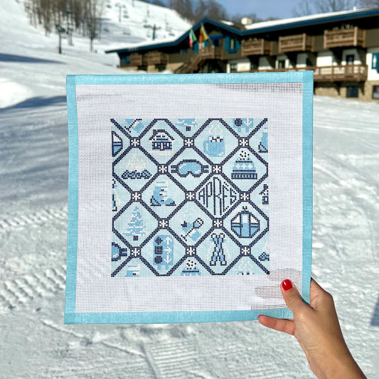 Après Ski Needlepoint Canvas