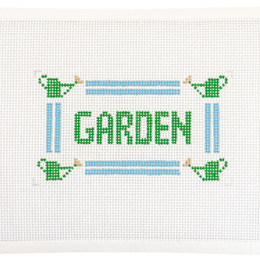 Garden Sign Needlepoint Canvas