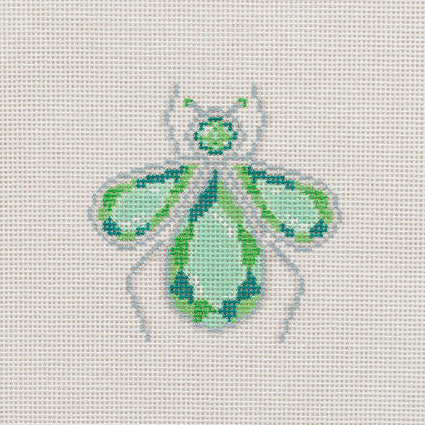 Beetle Brooch Needlepoint Canvas