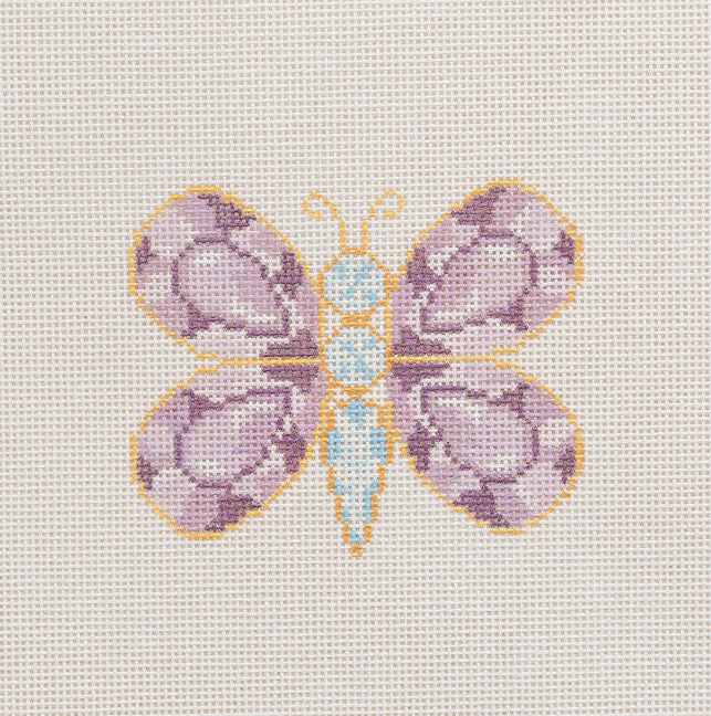 Butterfly Brooch Needlepoint Canvas