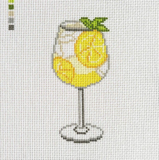 Limoncello Spritz Needlepoint Canvas