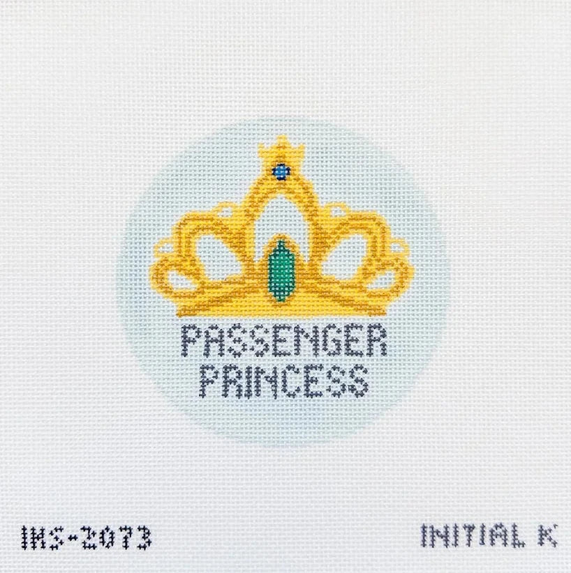 Passenger Princess Round Needlepoint Canvas