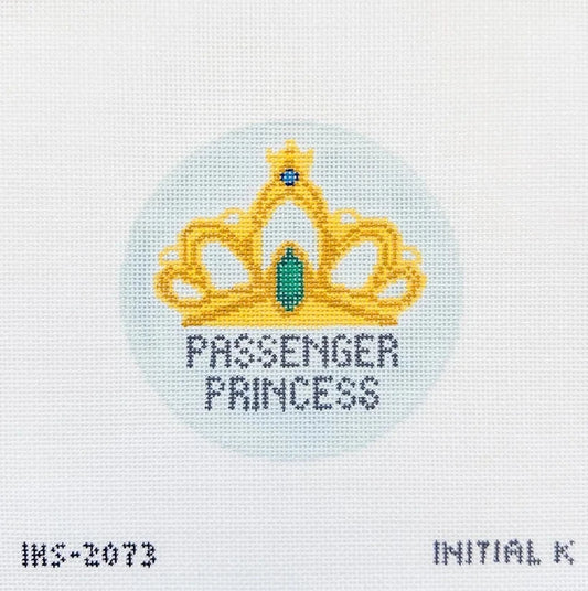 Passenger Princess Round Needlepoint Canvas