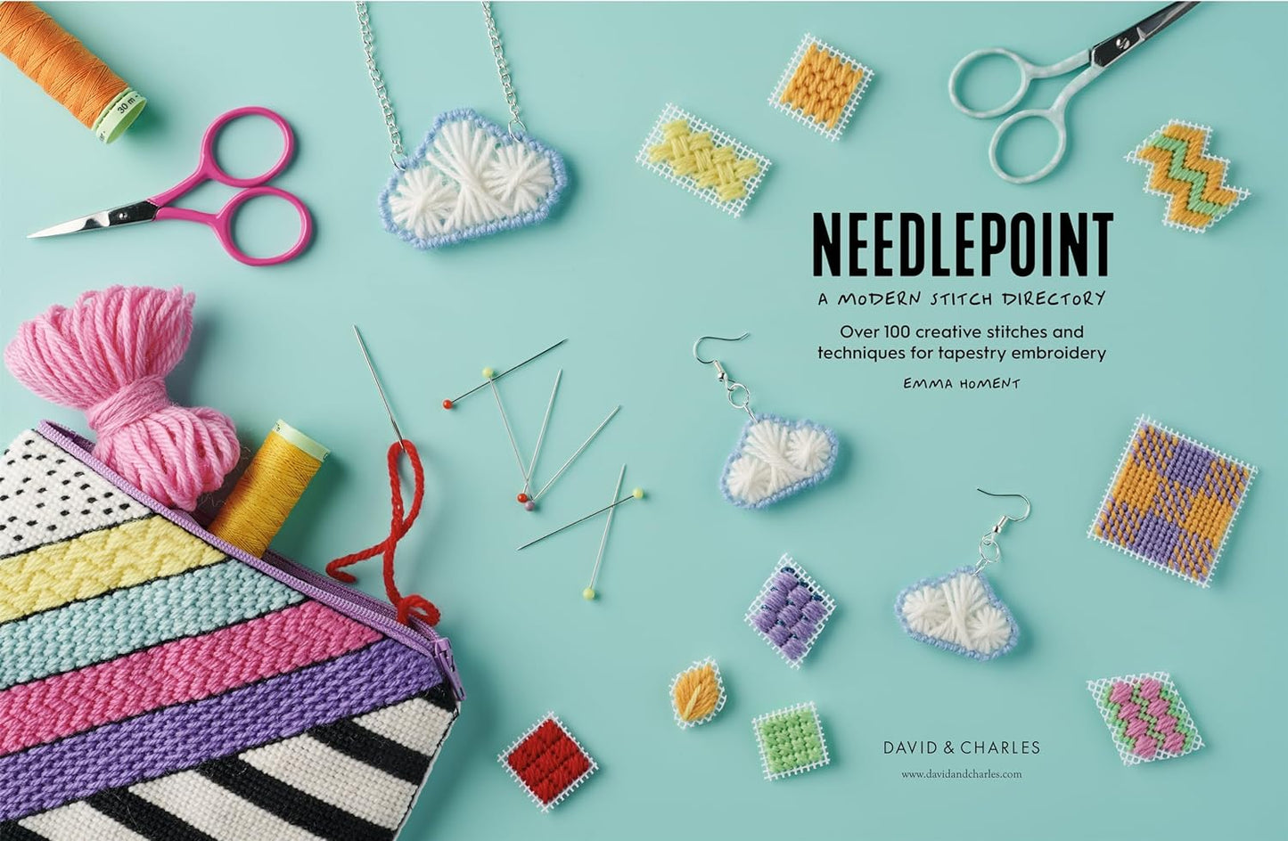 (Spiral Bound) Needlepoint: A Modern Stitch Directory by Emma Homent