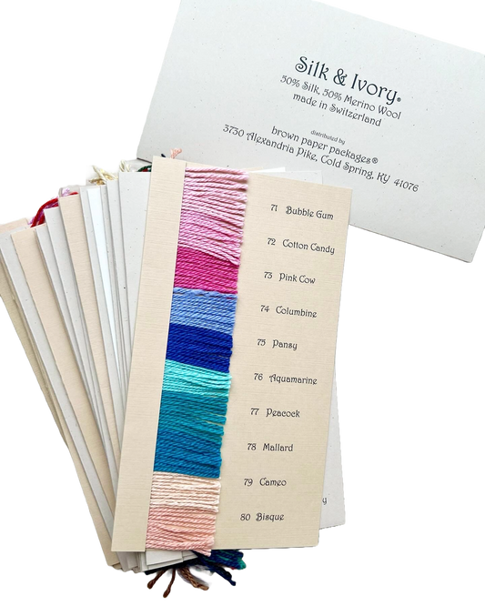 Silk & Ivory Color Card Pack