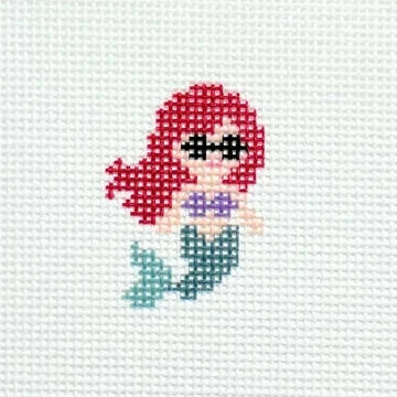 Mermaid Mini Needlepoint Canvas