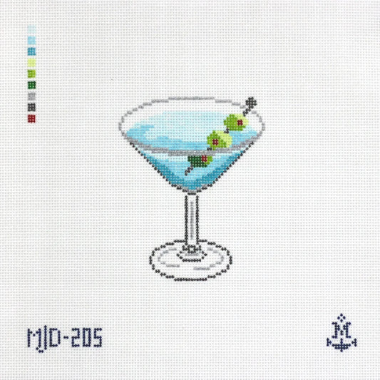 Dirty Martini Needlepoint Canvas
