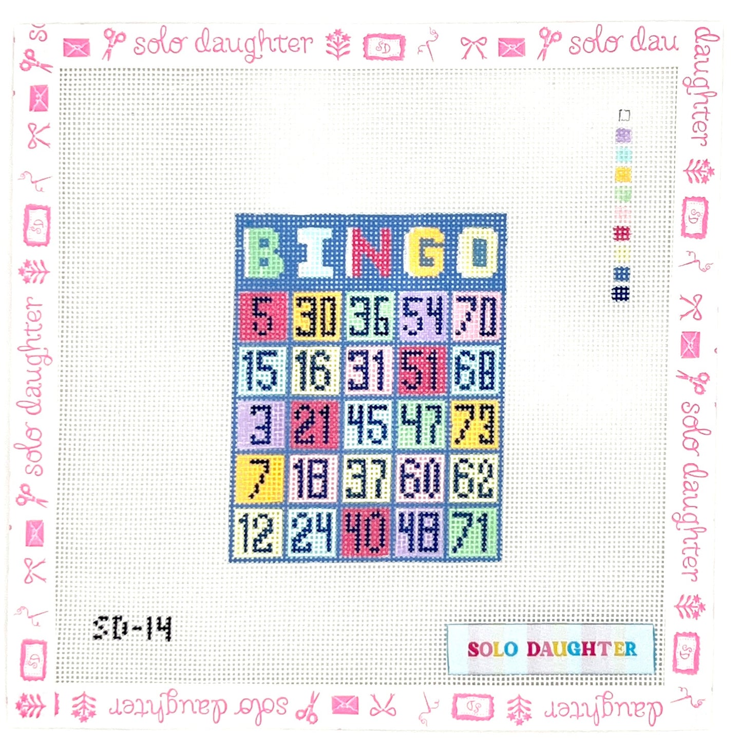 Bingo Needlepoint Canvas