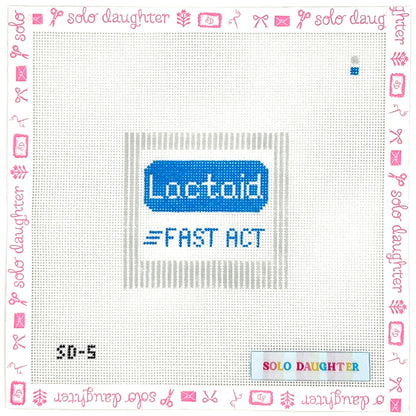 Lactose Free Needlepoint Canvas