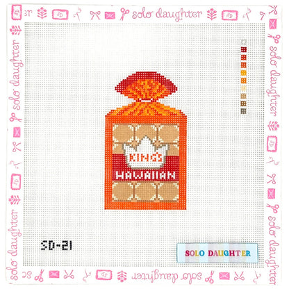 Hawaiian Rolls Needlepoint Canvas