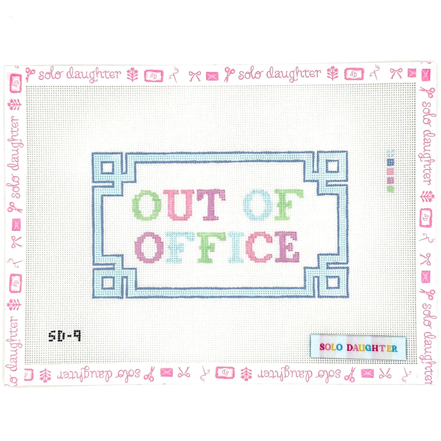 Out Of Office Needlepoint Canvas