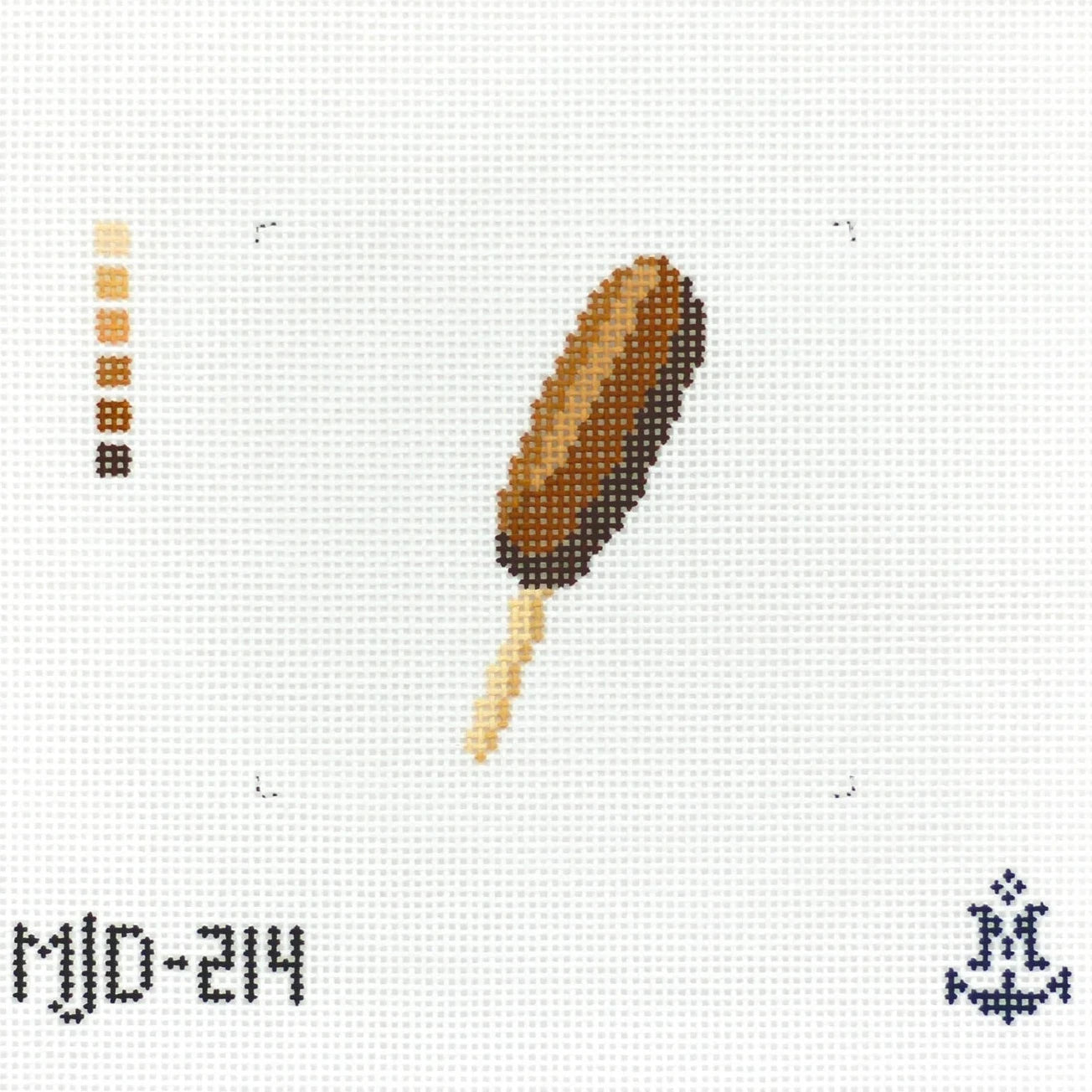 Corn Dog Needlepoint Canvas