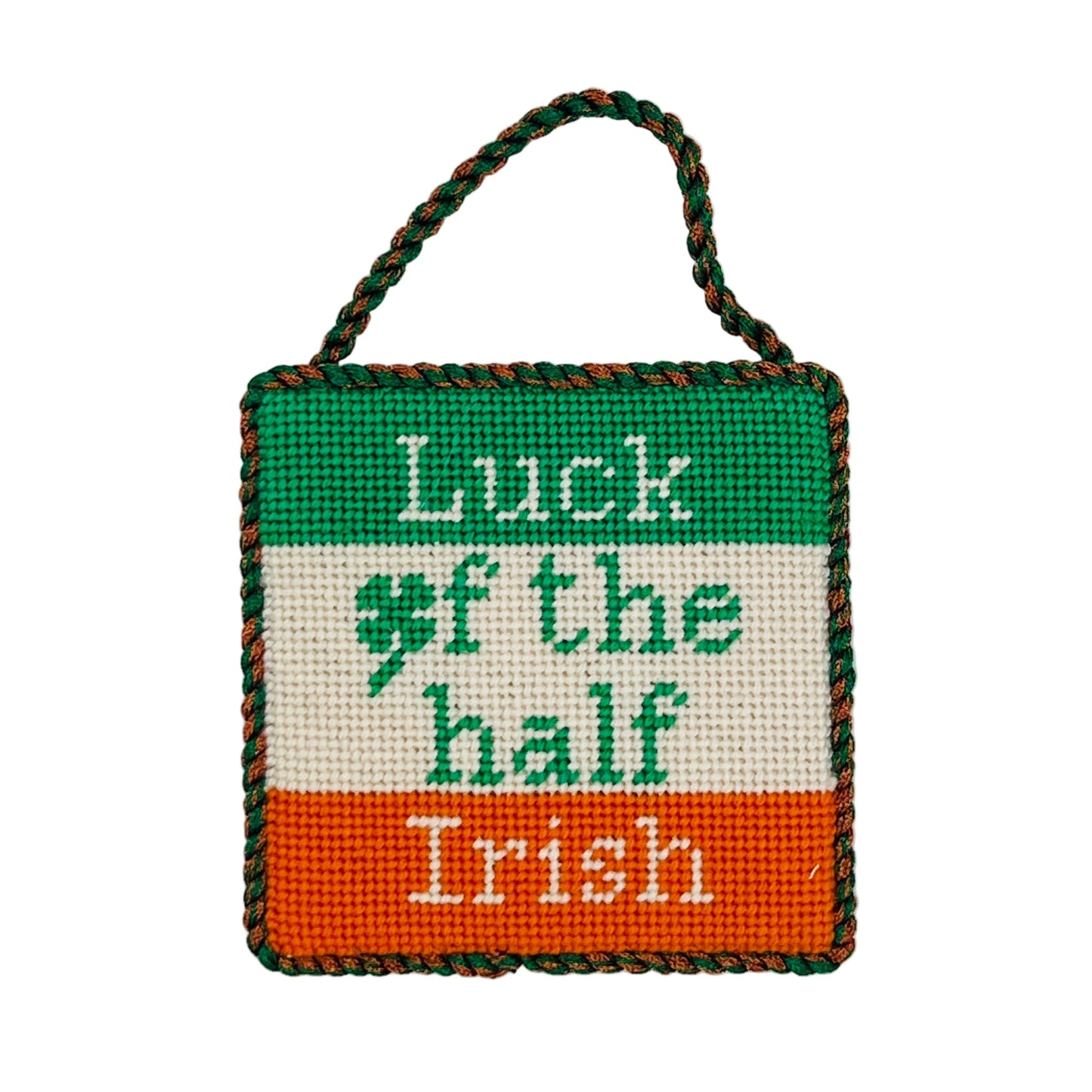 Luck of the Half Irish Needlepoint Canvas