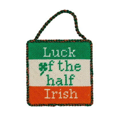 Luck of the Half Irish Needlepoint Canvas