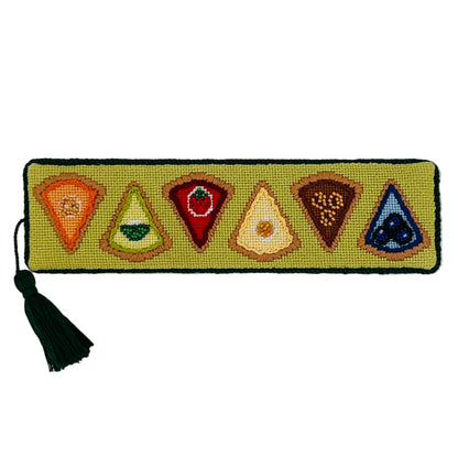 Pie Slices (Key Chain or Bookmark) Needlepoint Canvas