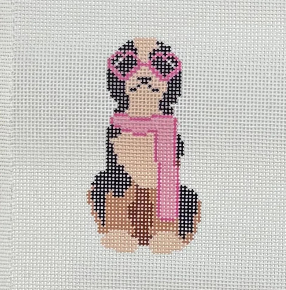 Mini Fab Pup - Bernese Needlepoint Canvas
