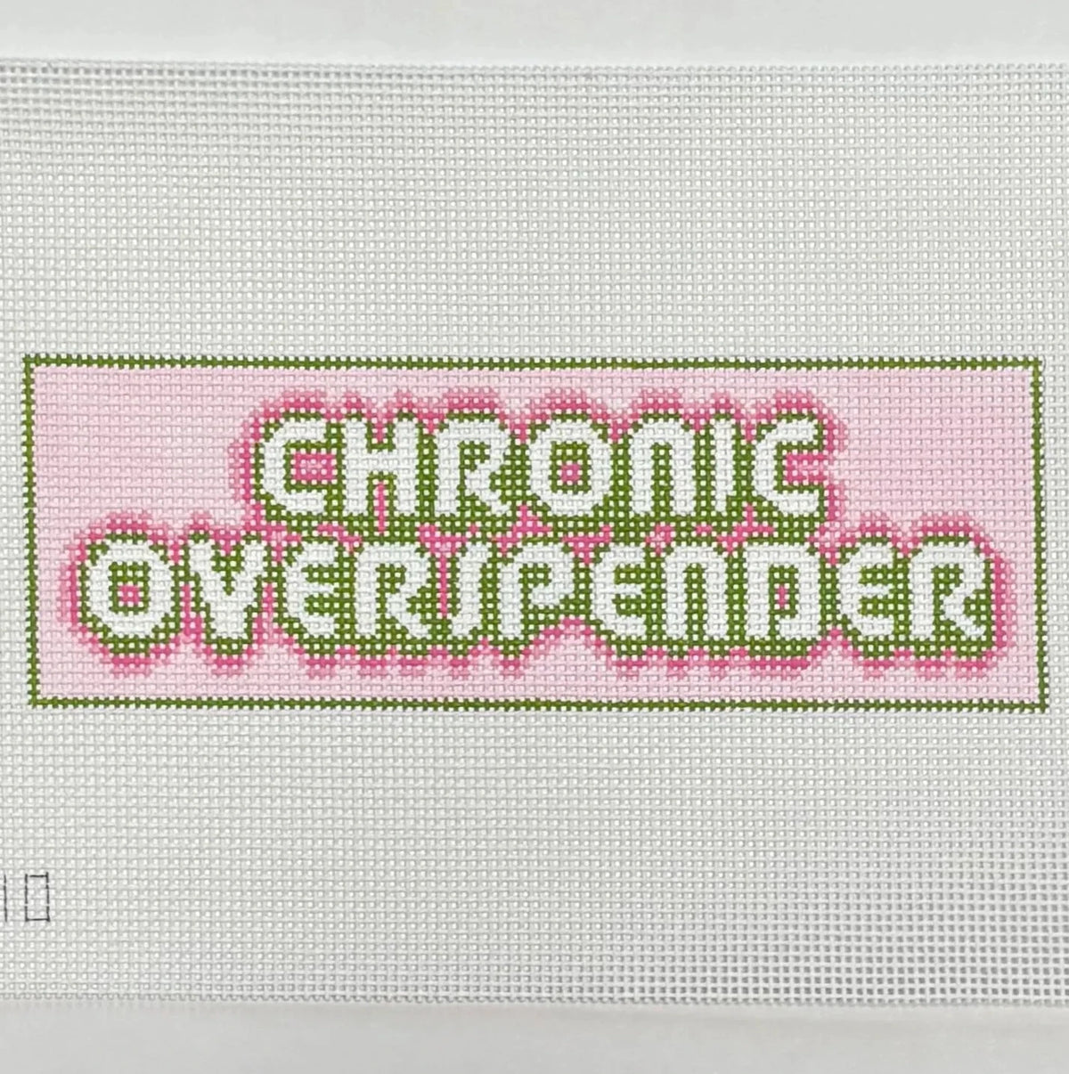 Chronic Overspender Needlepoint Canvas