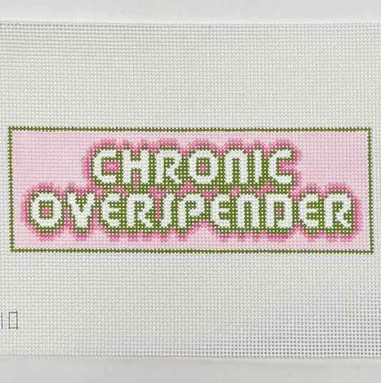 Chronic Overspender Needlepoint Canvas