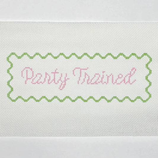 Party Trained Needlepoint Canvas