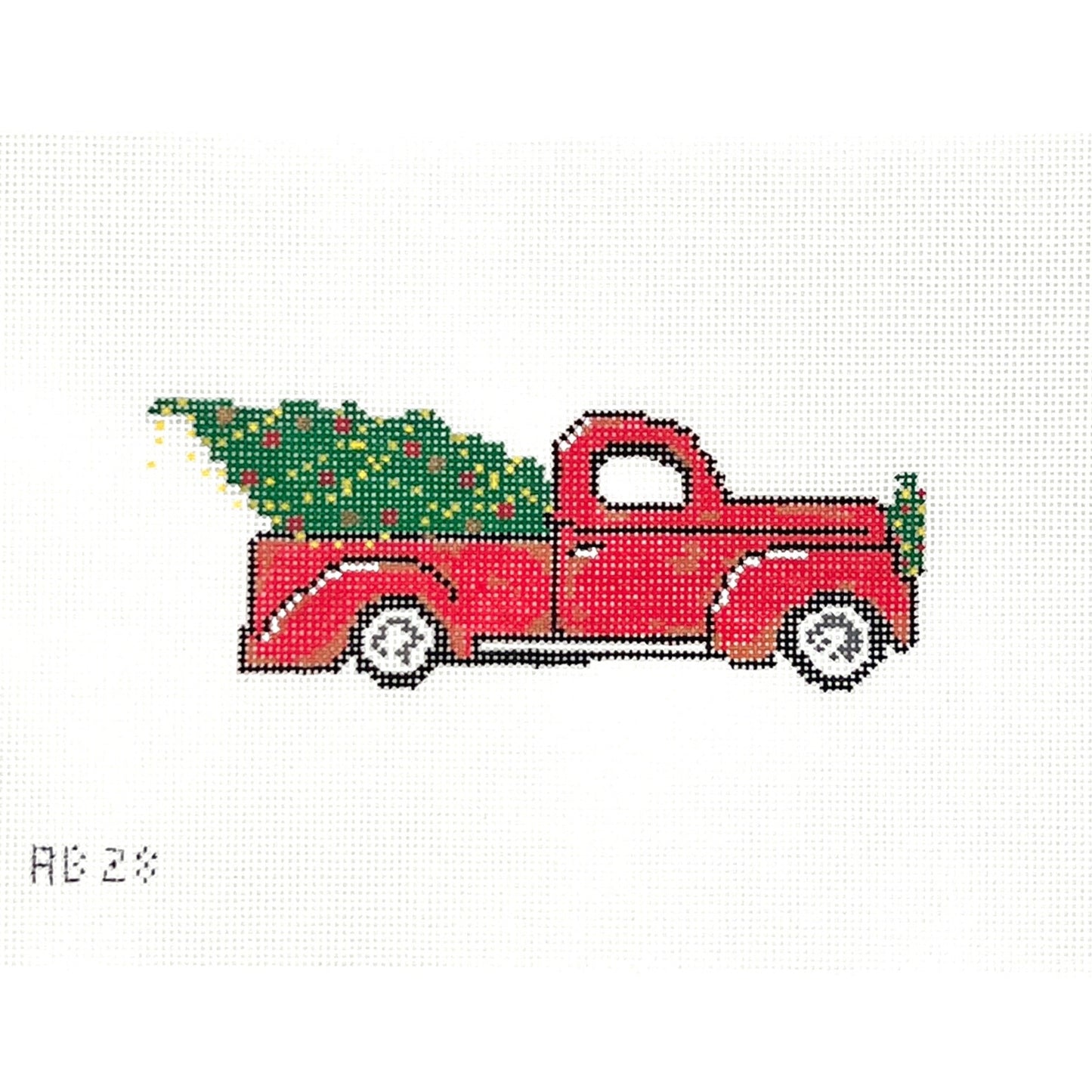Oh Christmas truck Needlepoint Canvas