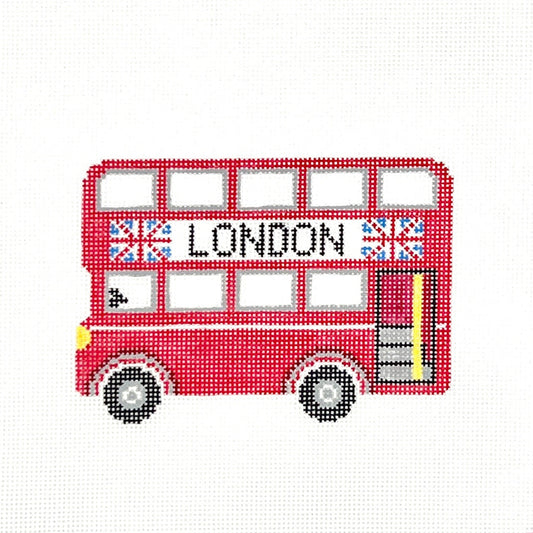 London Bus Needlepoint Canvas