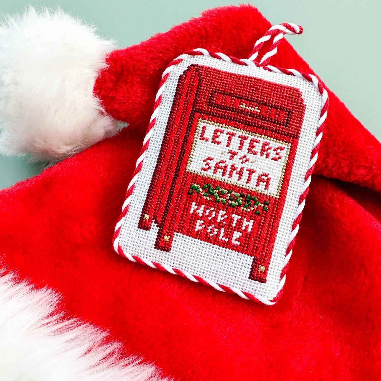 Letters to Santa Needlepoint Canvas & Stitch Guide
