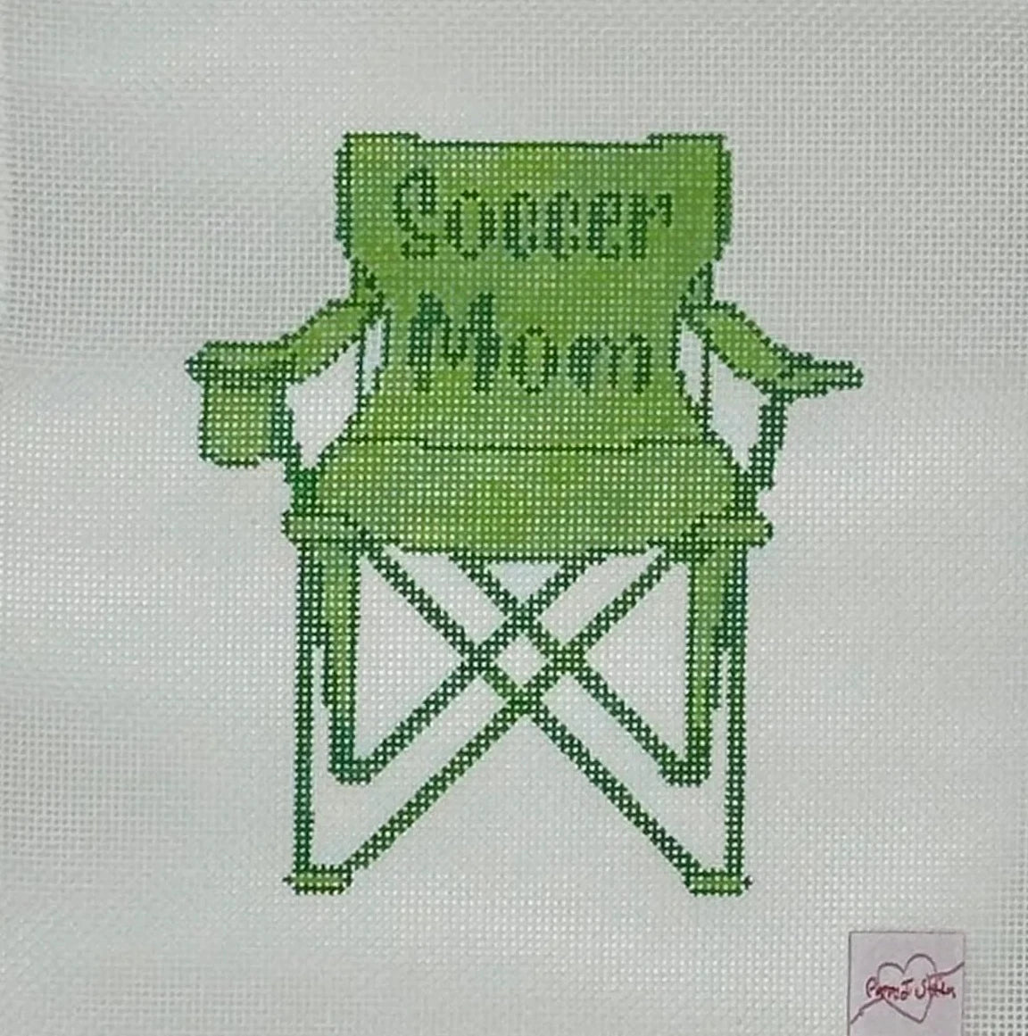 Soccer Mom Needlepoint Canvas