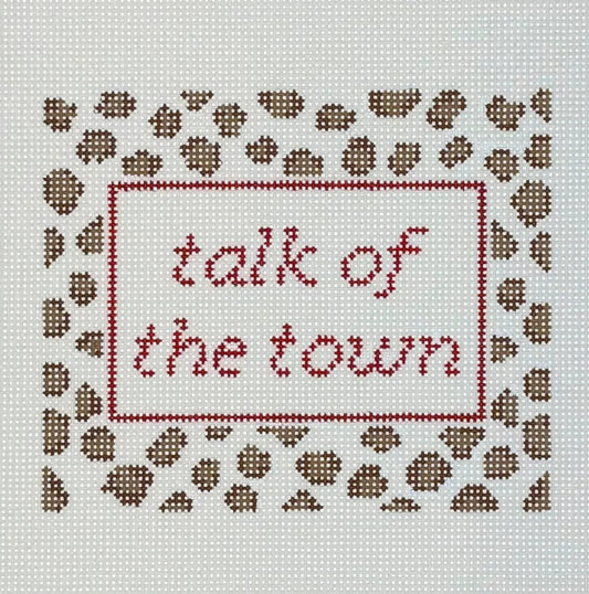 Talk of the Town Needlepoint Canvas