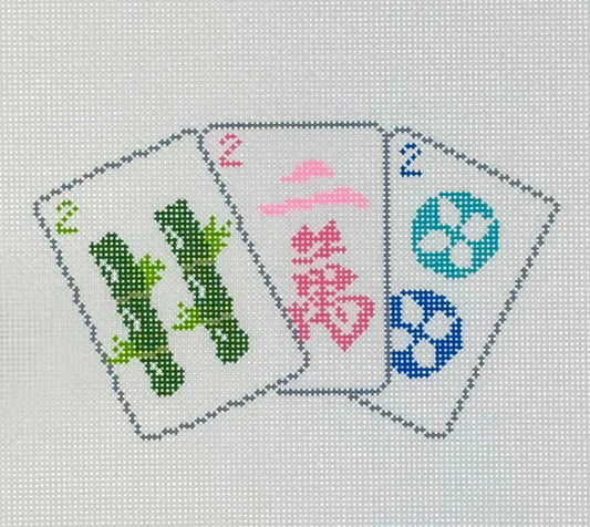Mahjong Tiles Needlepoint Canvas