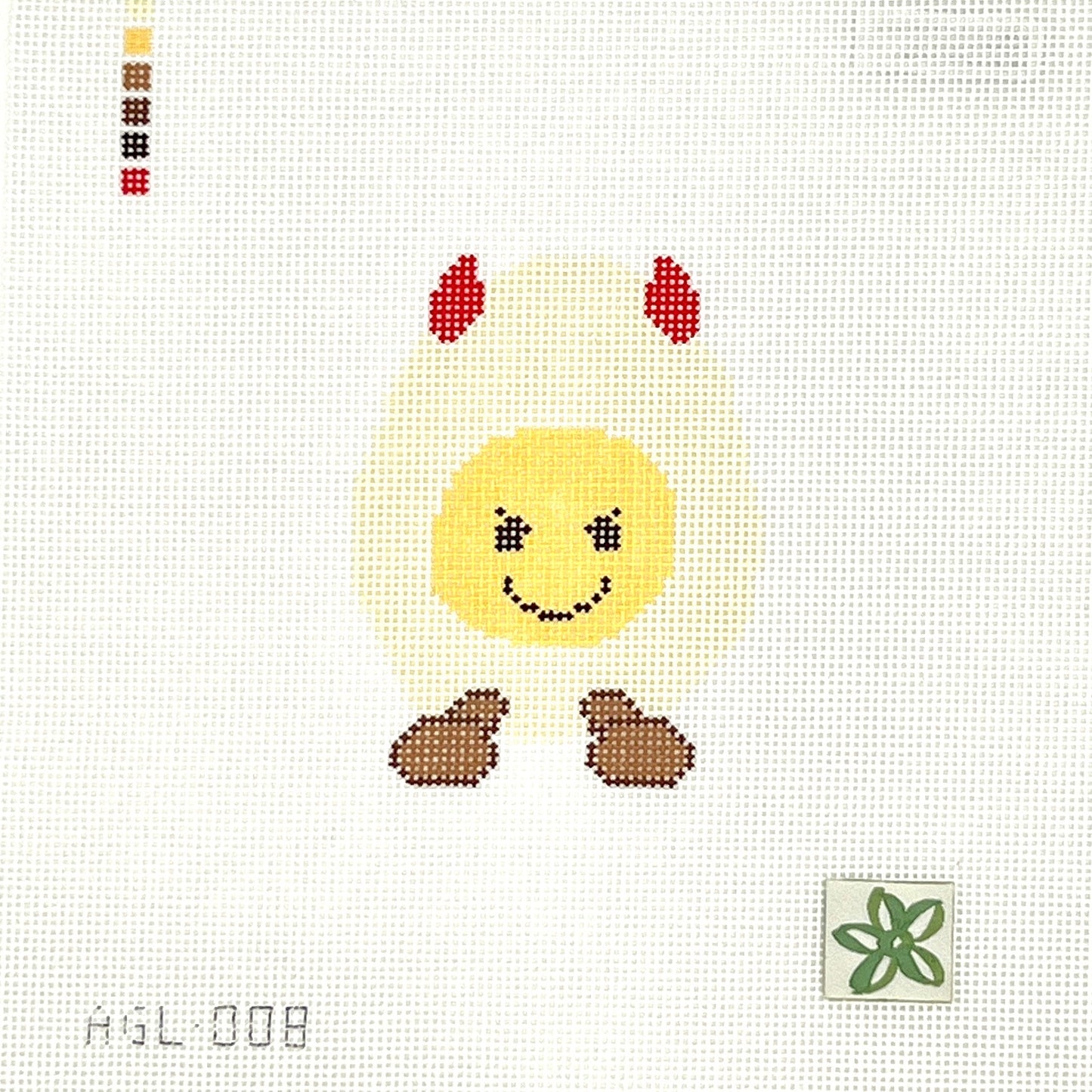 Deviled Egg Needlepoint Canvas