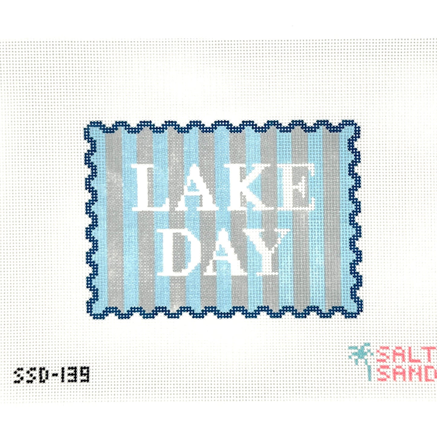 Lake Day Needlepoint Canvas
