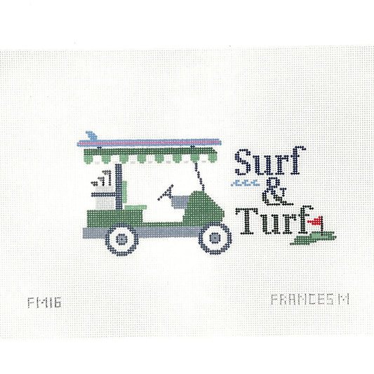 Surf and Turf Needlepoint Canvas