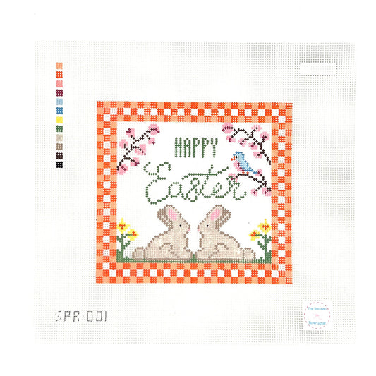 Happy Easter Needlepoint Canvas