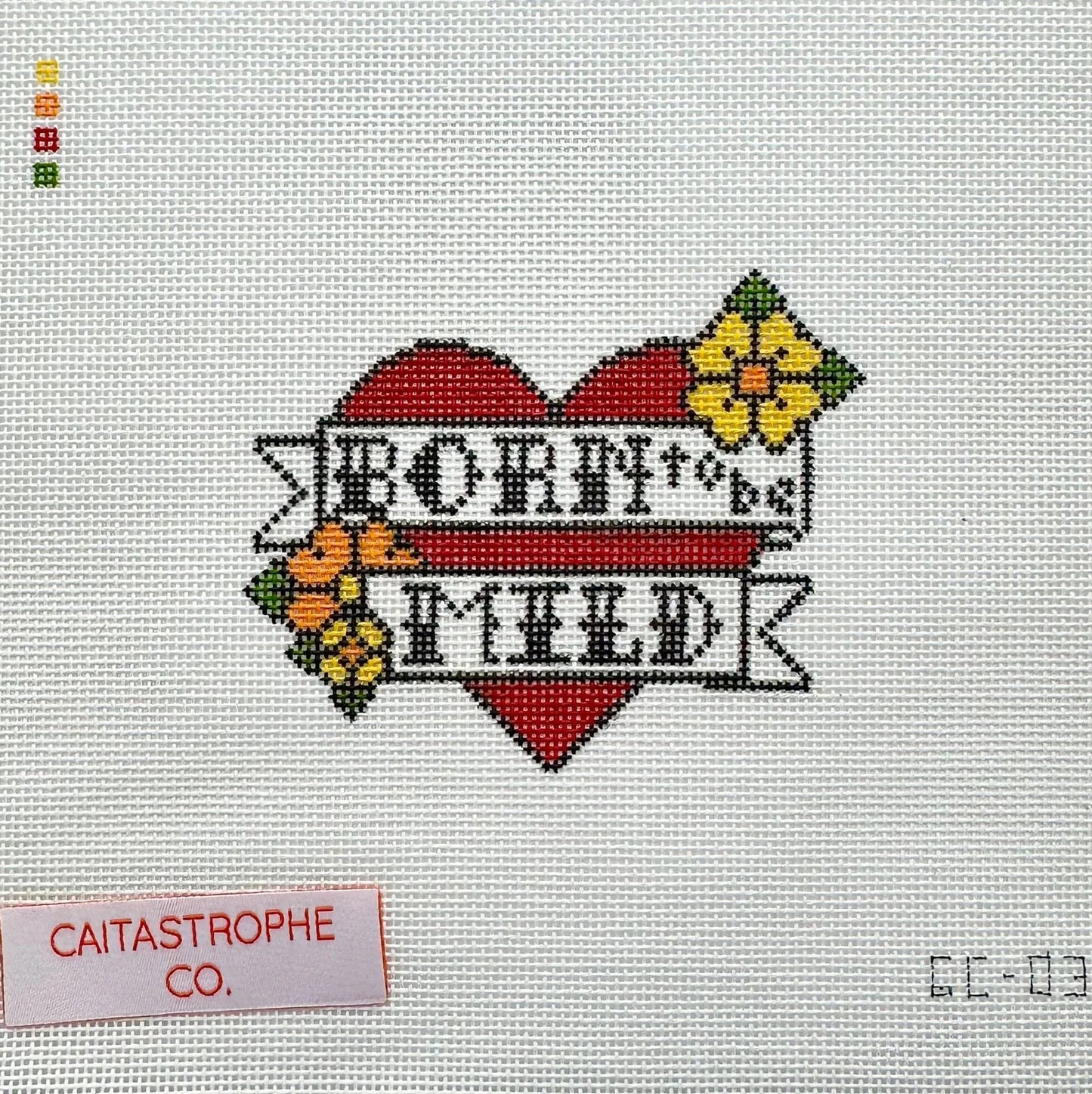 Born To Be Mild Needlepoint Canvas