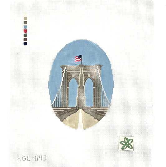 Brooklyn Bridge Needlepoint Canvas